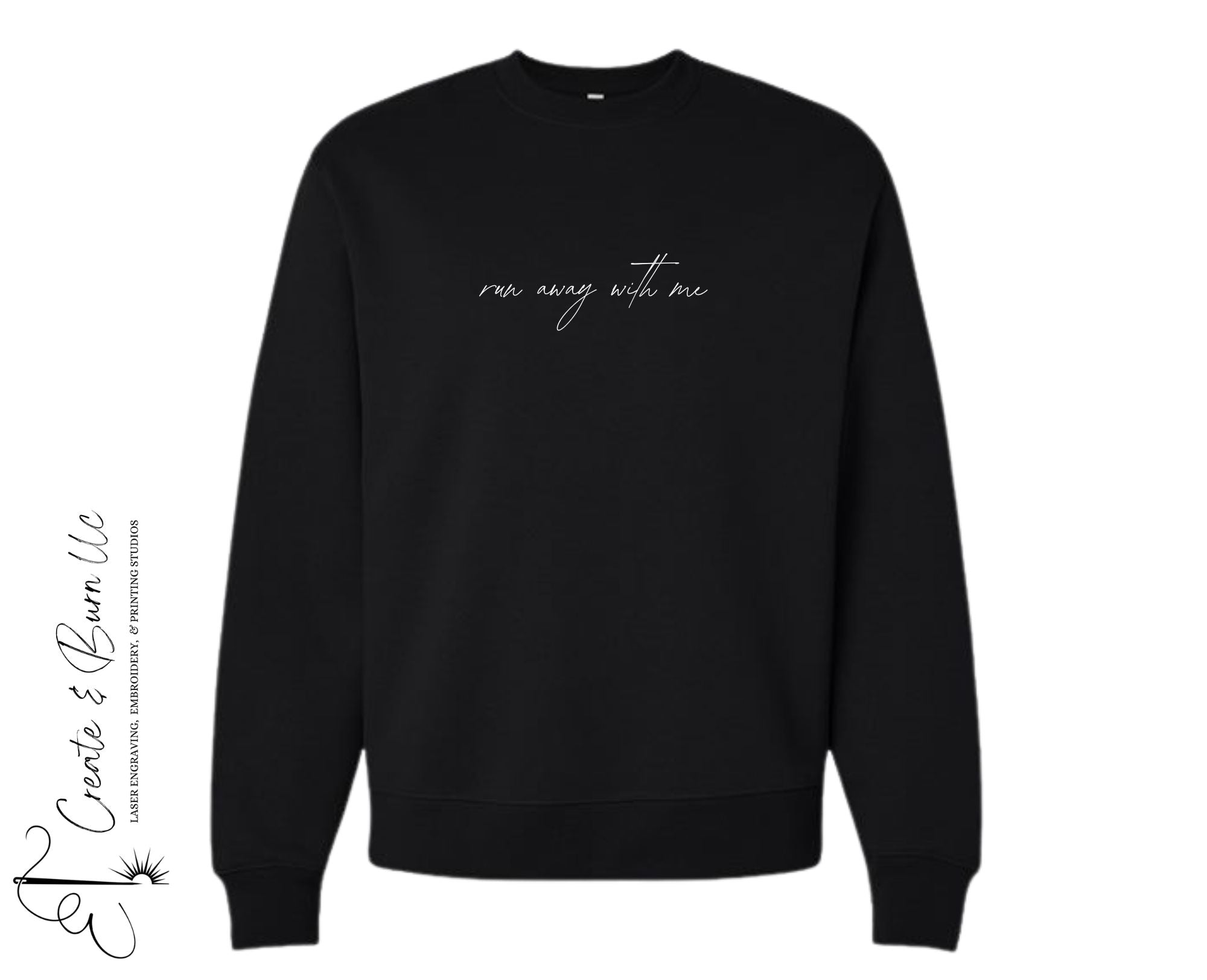 Run Away with Me - Unisex 10 oz. Heavyweight Crewneck Sweatshirt