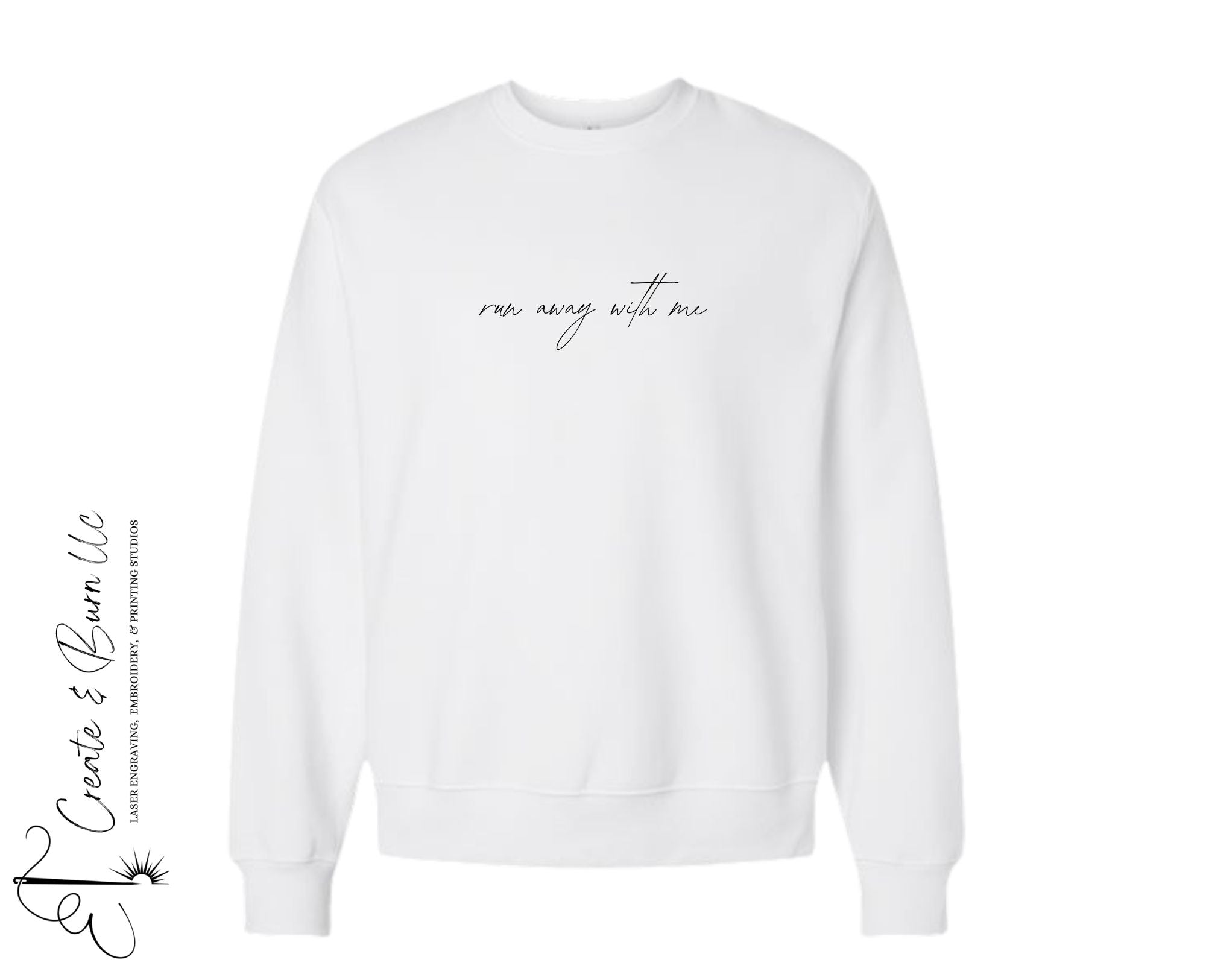 Run Away with Me - Unisex 10 oz. Heavyweight Crewneck Sweatshirt