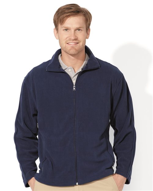 Men's Microfleece Full-Zip Jacket -  Kaufman Realty & Auctions