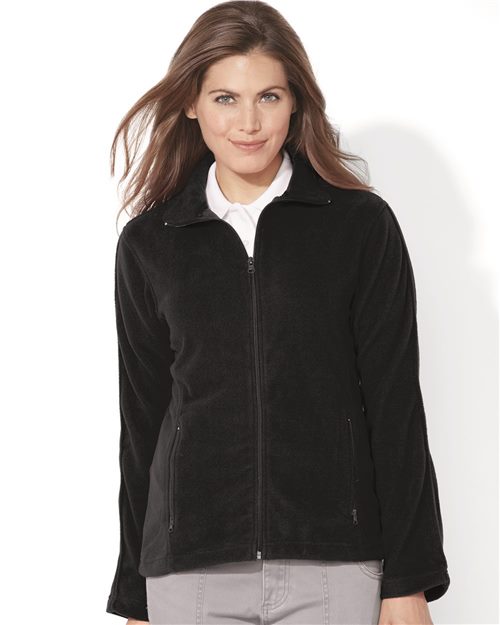Women's Microfleece Full-Zip Jacket-  Kaufman Realty & Auctions