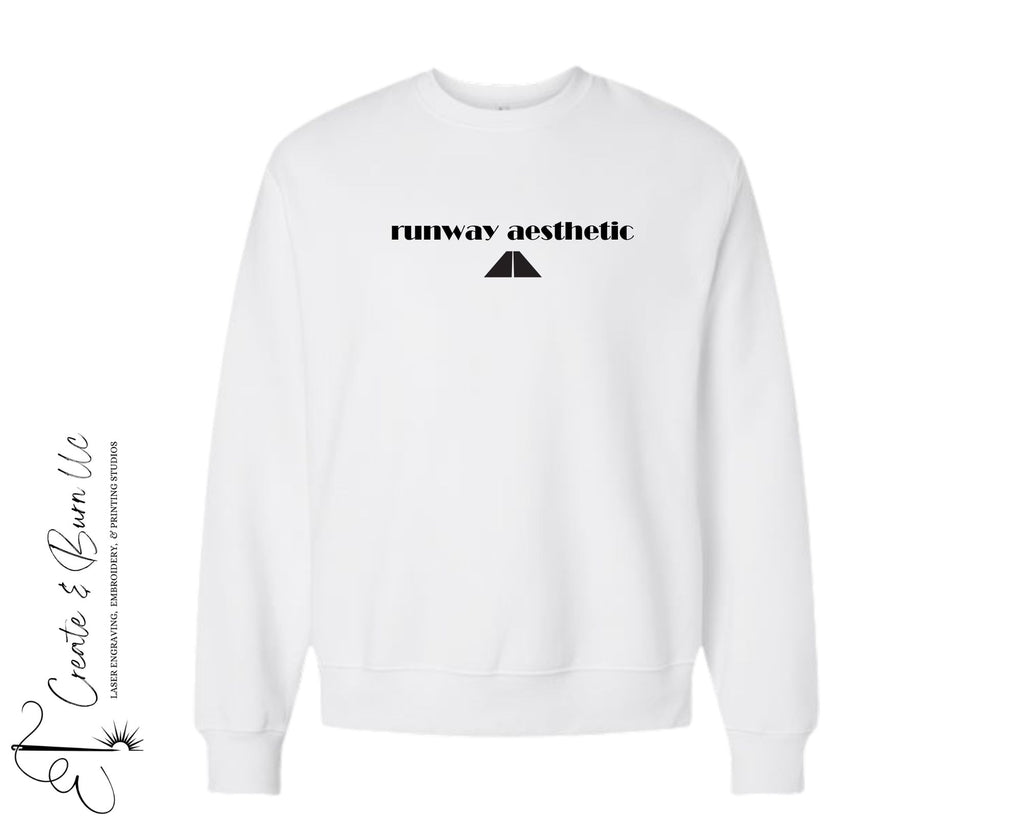 Runway Aesthetic - Unisex 10 oz. Heavyweight Crewneck Sweatshirt