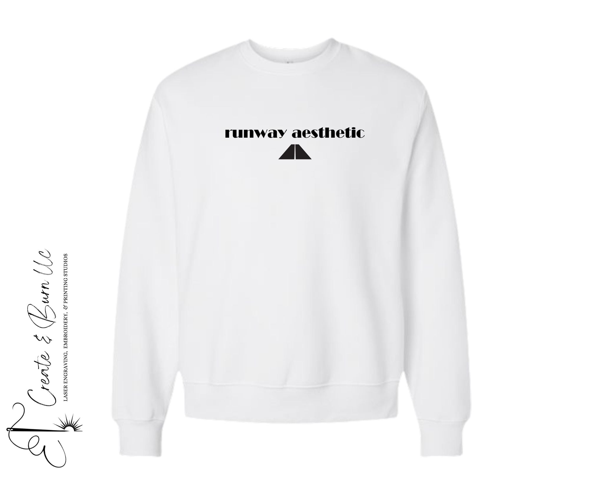 Runway Aesthetic - Unisex 10 oz. Heavyweight Crewneck Sweatshirt
