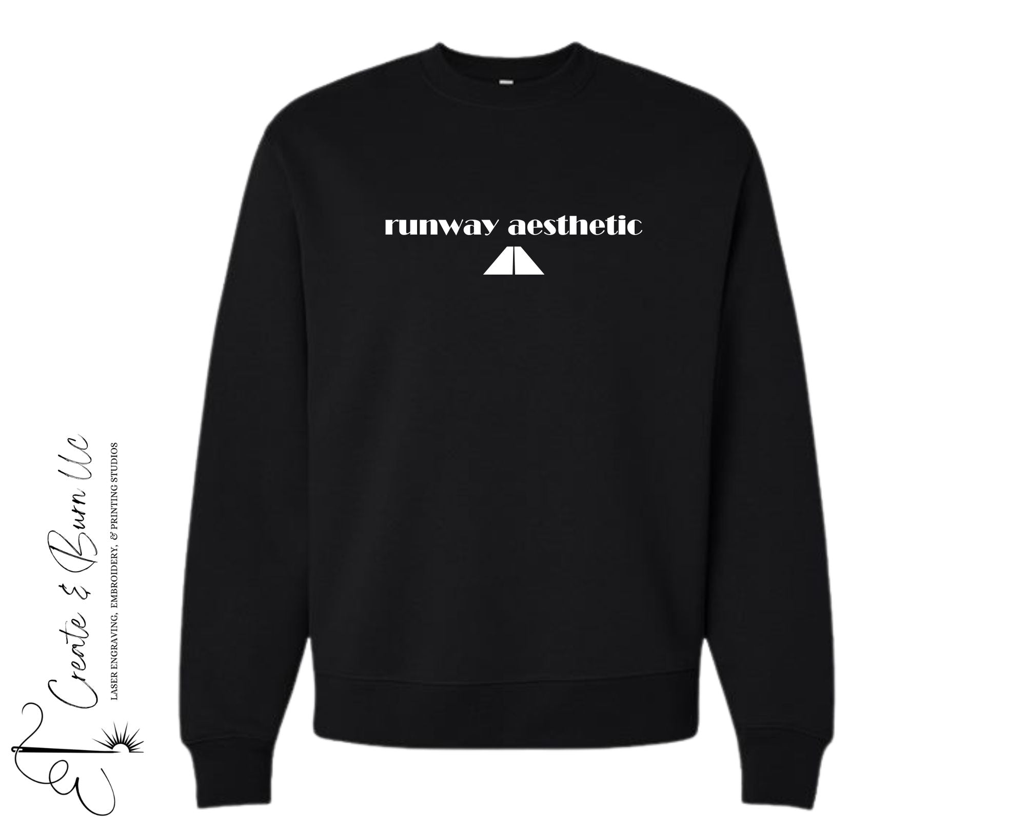 Runway Aesthetic - Unisex 10 oz. Heavyweight Crewneck Sweatshirt