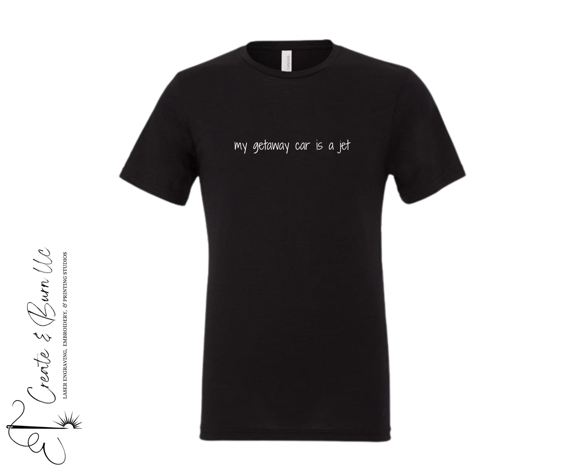 My Getaway Car is a Jet - Unisex Softstyle® T-Shirt