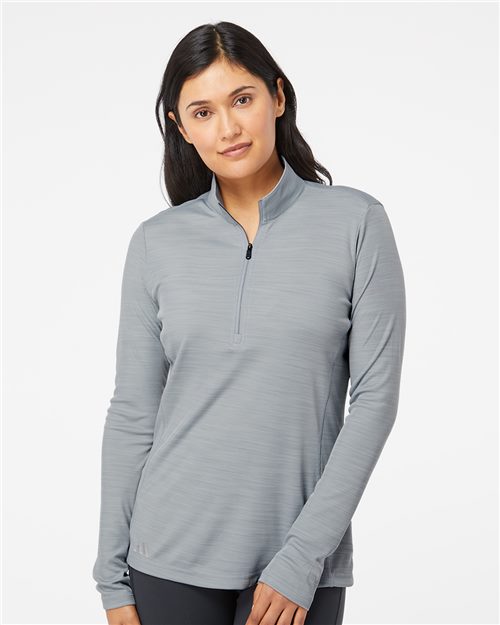 Women's Lightweight Mélange Quarter-Zip Pullover -  Kaufman Realty & Auctions