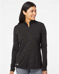 Women's Lightweight Mélange Quarter-Zip Pullover -  Kaufman Realty & Auctions