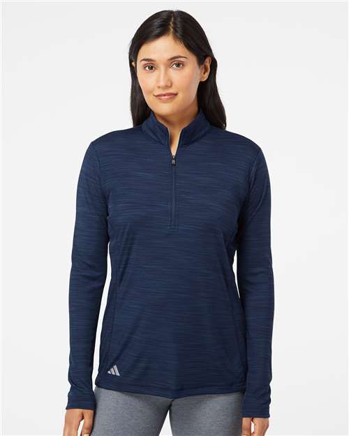 Women's Lightweight Mélange Quarter-Zip Pullover -  Kaufman Realty & Auctions