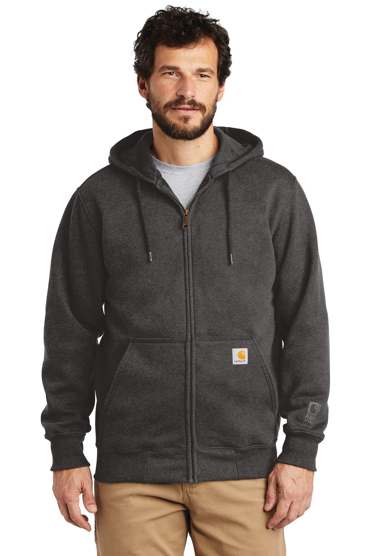 Carhartt  ®  Rain Defender  ®  Paxton Heavyweight Hooded Zip-Front Sweatshirt Kaufman Realty & Auctions