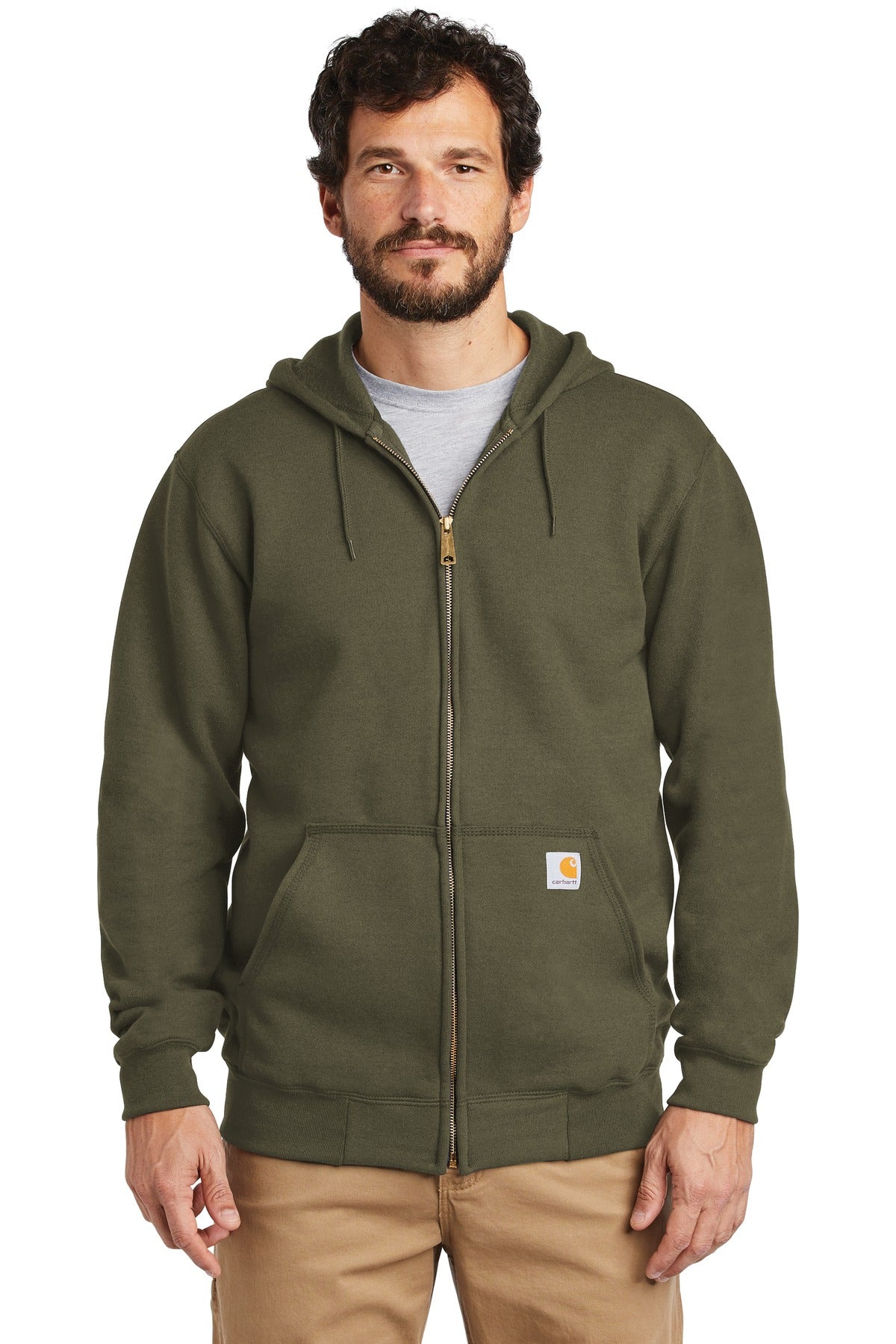 Carhartt  ®  Midweight Hooded Zip-Front Sweatshirt. -  Kaufman Realty & Auctions