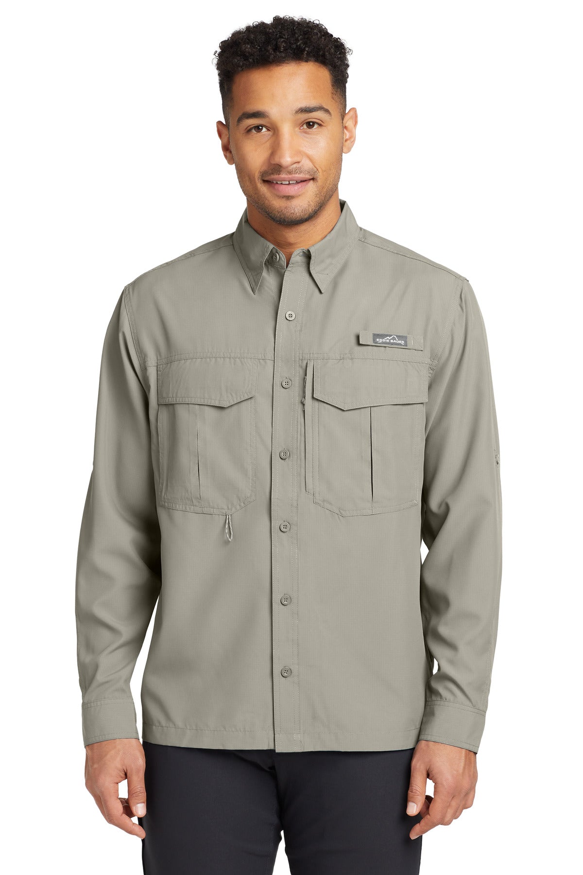 Eddie Bauer ®  - Long Sleeve Performance Fishing Shirt - Kaufman Realty & Auctions