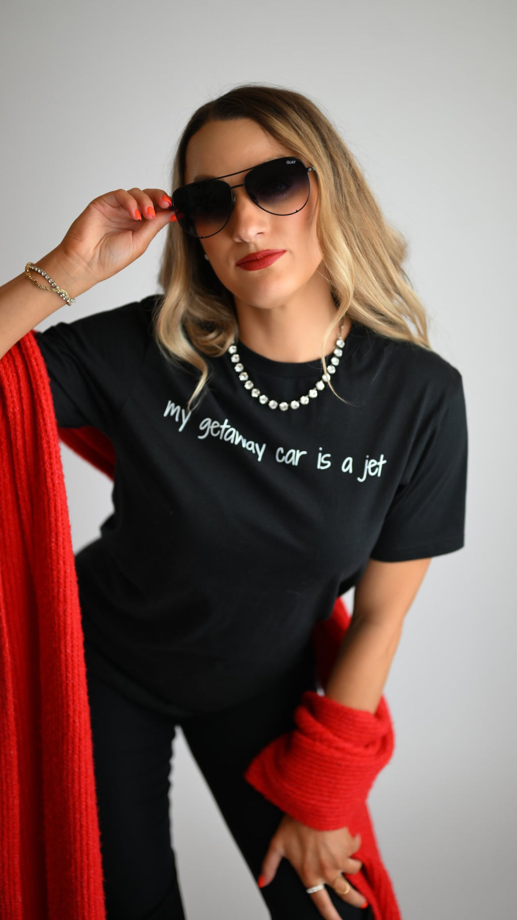 My Getaway Car is a Jet - Unisex Softstyle® T-Shirt