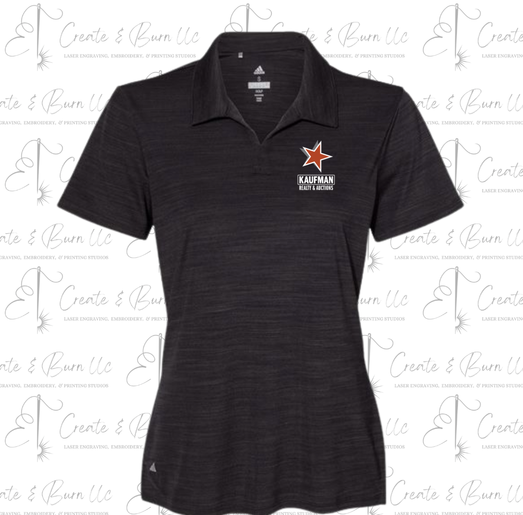Women's Mélange Polo - Kaufman Realty & Auctions