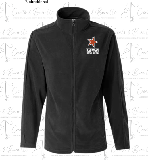 Women's Microfleece Full-Zip Jacket-  Kaufman Realty & Auctions