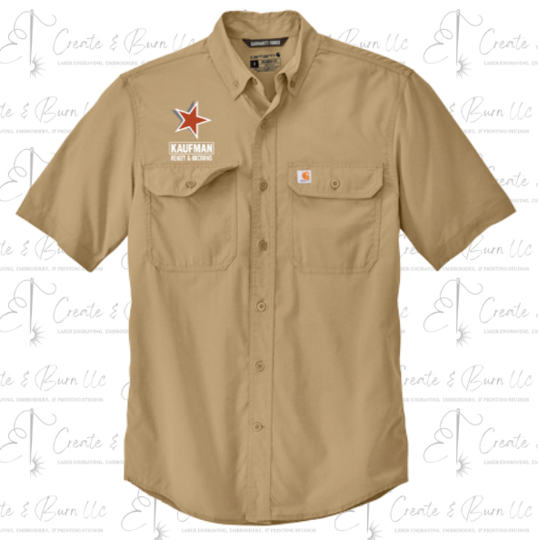 Carhartt Force ®  Solid Short Sleeve Shirt - Kaufman Realty & Auctions