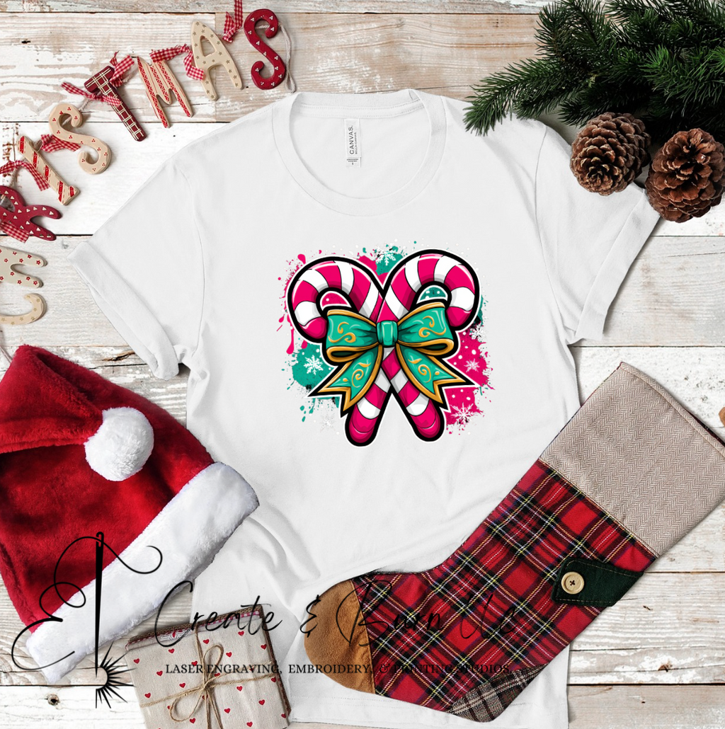 Neon Christmas Christmas Candy Cane