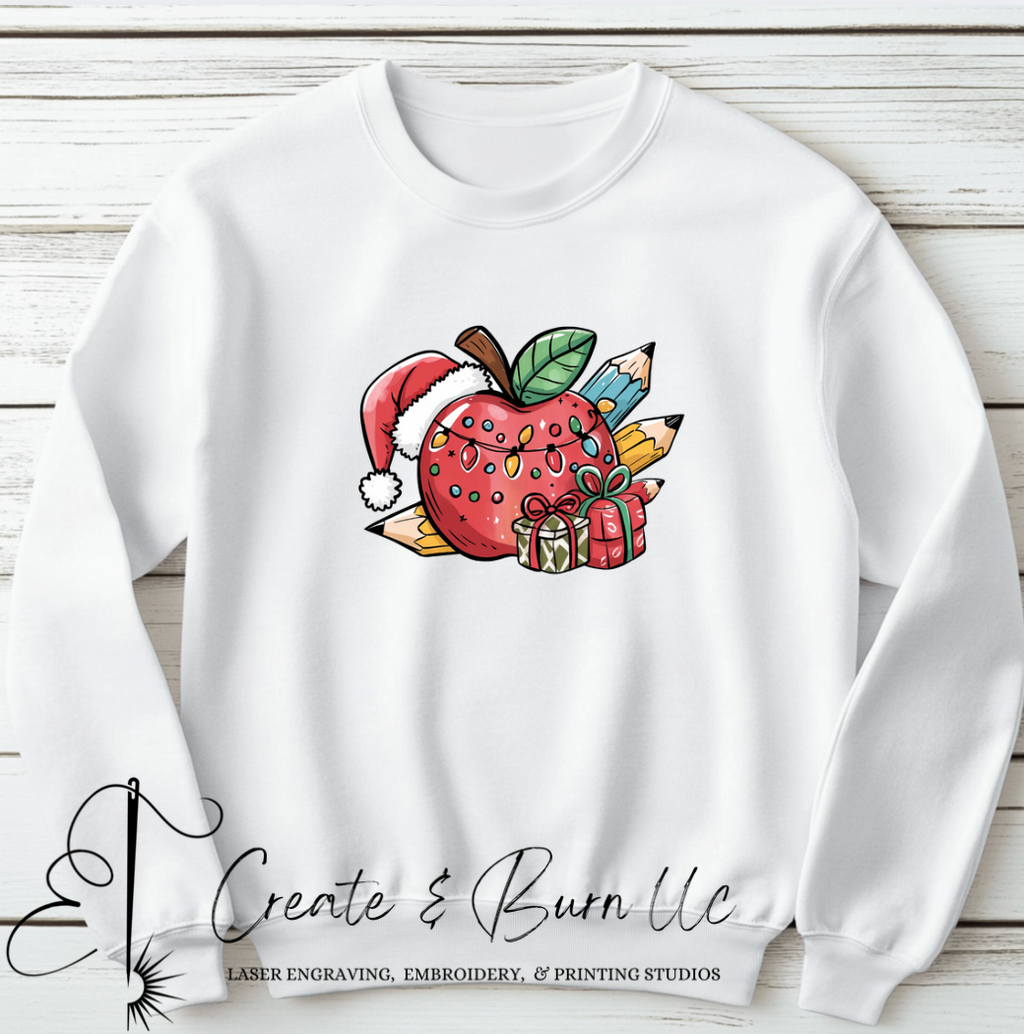 Teacher Apple  - Christmas