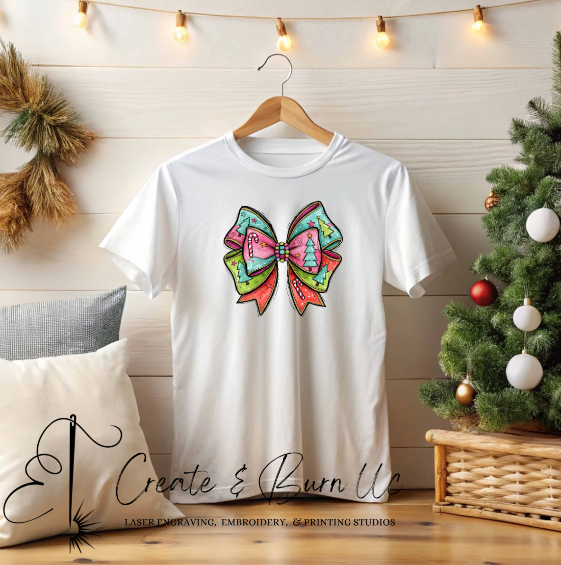 Neon Bow  -   Christmas